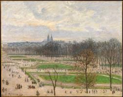 The Garden of the Tuileries on a Winter Afternoon